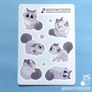 benjy sticker sheet