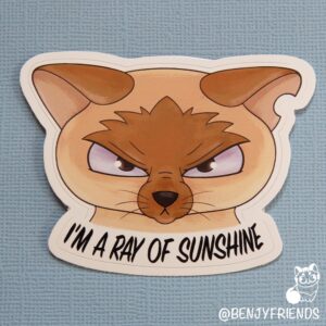 ray of sunshine sticker