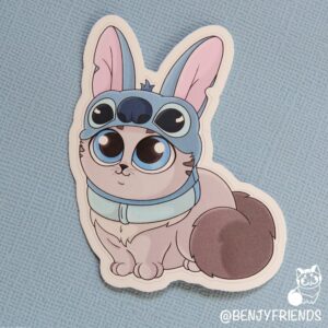 stitch cosplay sticker